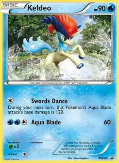 Keldeo BW60 BW Black Star Promos Pokémon card