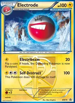 Electrode BW76 BW Black Star Promos Pokémon card