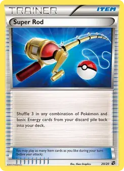 Super Rod 20/20 Dragon Vault Pokémon card