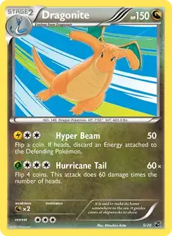 Dragonite 5/20 Dragon Vault Pokémon card