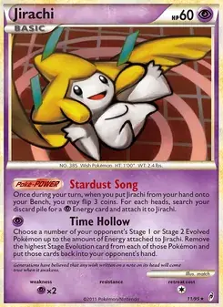 Jirachi 11/95 Call of Legends Pokémon kaart