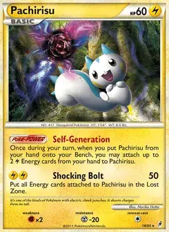Pachirisu 18/95 Call of Legends Pokémon Karte