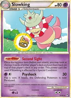 Slowking 32/95 Call of Legends Pokémon card