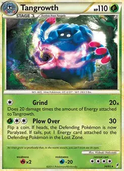 Tangrowth 34/95 Call of Legends Pokémon card