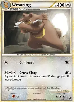 Ursaring 37/95 Call of Legends Pokémon card