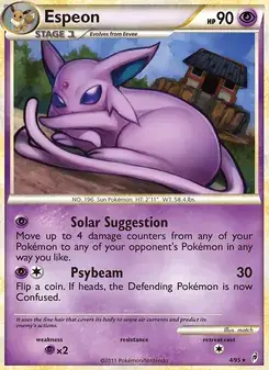 Espeon 4/95 Call of Legends Pokémon card