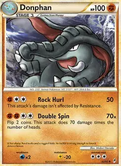 Donphan 42/95 Call of Legends Pokémon card