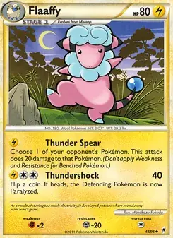 Flaaffy 43/95 Call of Legends Pokémon card