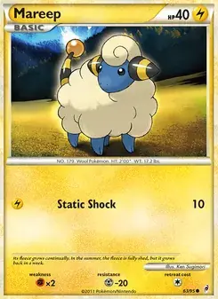 Mareep 63/95 Call of Legends Pokémon card