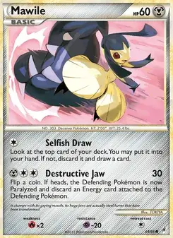 Mawile 64/95 Call of Legends Pokémon card