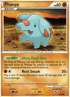 Phanpy 66/95 Call of Legends Pokémon card