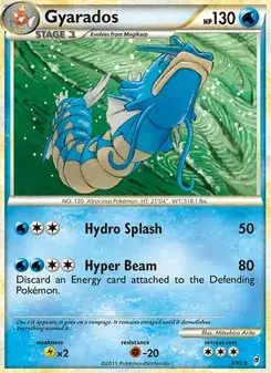 Gyarados 7/95 Call of Legends Pokémon card