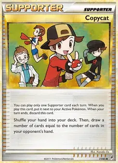 Copycat 77/95 Call of Legends Pokémon card