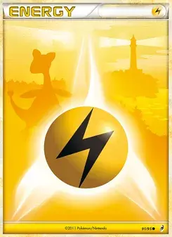 Lightning Energy 91/95 Call of Legends Pokémon kaart