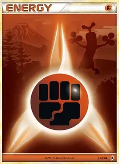 Fighting Energy 93/95 Call of Legends Pokémon card