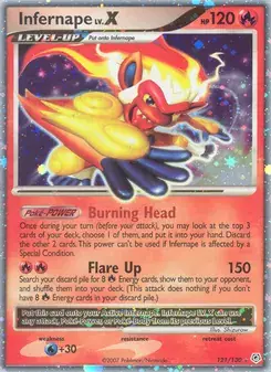 Infernape 121/130 Diamond & Pearl Pokémon card