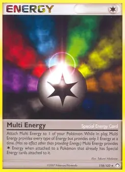 Multi Energy 118/123 Mysterious Treasures Pokémon card