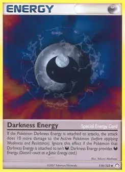 Darkness Energy 119/123 Mysterious Treasures Pokémon kaart