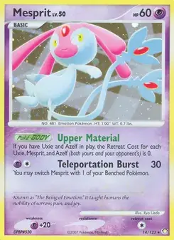Mesprit 14/123 Mysterious Treasures Pokémon card