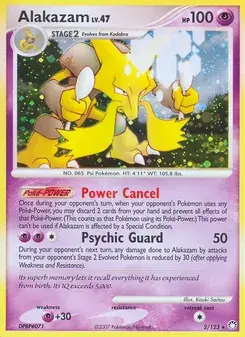 Alakazam 2/123 Mysterious Treasures Pokémon card