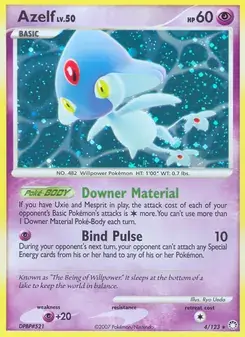 Azelf 4/123 Mysterious Treasures Pokémon card