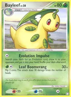 Bayleef 41/123 Mysterious Treasures Pokémon card