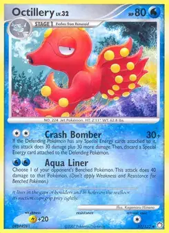 Octillery 57/123 Mysterious Treasures Pokémon card