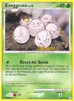 Exeggcute 82/123 Mysterious Treasures Pokémon card