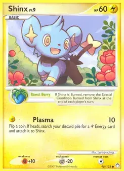 Shinx 98/123 Mysterious Treasures Pokémon card