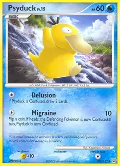 Psyduck 100/132 Secret Wonders Pokémon card