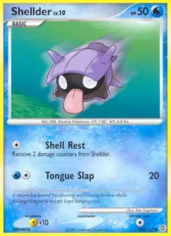 Shellder 105/132 Secret Wonders Pokémon card
