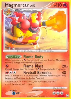 Magmortar 31/132 Secret Wonders Pokémon card