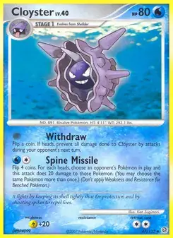 Cloyster 47/132 Secret Wonders Pokémon card