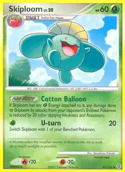 Skiploom 65/132 Secret Wonders Pokémon card