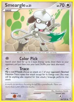 Smeargle 66/132 Secret Wonders Pokémon card