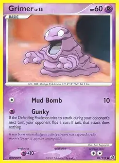 Grimer 88/132 Secret Wonders Pokémon card