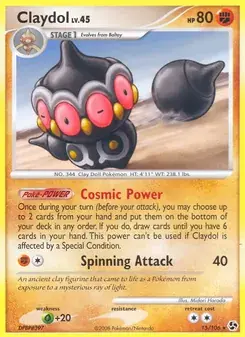 Claydol 15/106 Great Encounters Pokémon card
