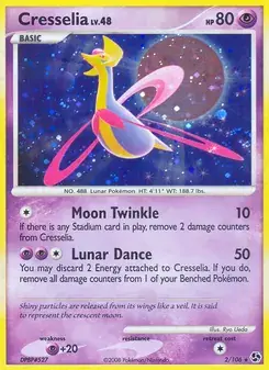 Cresselia 2/106 Great Encounters Pokémon card