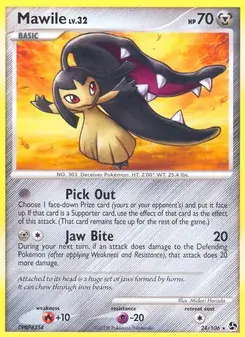 Mawile 24/106 Great Encounters Pokémon card