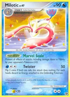 Milotic 25/106 Great Encounters Pokémon card