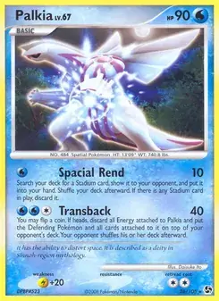 Palkia 26/106 Great Encounters Pokémon card