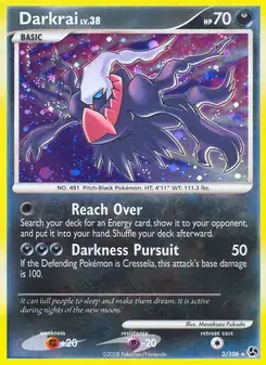 Darkrai 3/106 Great Encounters Pokémon card