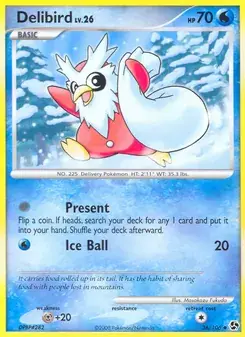 Delibird 36/106 Great Encounters Pokémon card