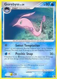Gorebyss 38/106 Great Encounters Pokémon card