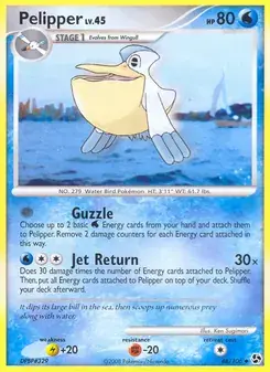 Pelipper 48/106 Great Encounters Pokémon card