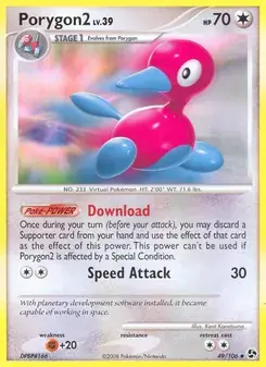Porygon2 49/106 Great Encounters Pokémon card