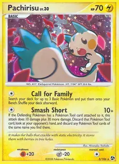 Pachirisu 5/106 Great Encounters Pokémon card