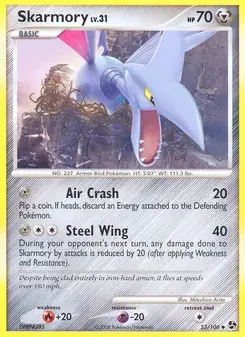 Skarmory 53/106 Great Encounters Pokémon card