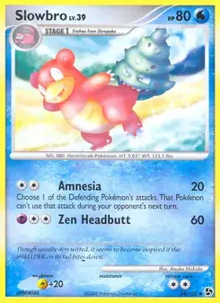 Slowbro 54/106 Great Encounters Pokémon card