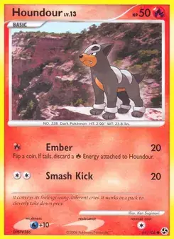 Houndour 69/106 Great Encounters Pokémon card